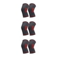 thumbnail image 1 of Transemion 2pièces Genou Réglable Soutien Compression Manches Léger et Durable Antidérapant Genou Pad Rouge XL 3Set, 1 of 6