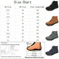 thumbnail image 4 of YOURDIARY Mens Barefoot Snow Boots Waterproof Winter Shoes with Faux Fur Lining Wide Toe Box Zero Drop Ankle-High Boots, 4 of 8