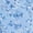 Blue, variant on Collections Etc Lace Trim Floral Print 2-Piece Capri Pajama Set