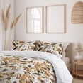 thumbnail image 2 of Ambesonne Botanical Down Alternative Quilt Comforter, Summer Vintage Aster Art, Twin, Cinnamon and Pale Khaki, 2 of 5