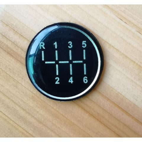 Miangastore Manual Shift Decal: Auto Gear Shift Cover Sticker Car Accessories Gear Lever Cover Trim Car Interior Accessories for Women Men 6-Speed
