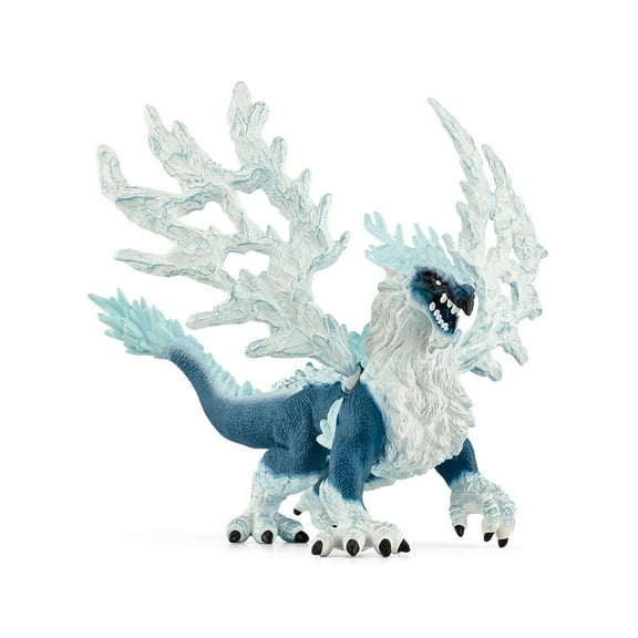 Schleich Eldrador Creatures 11” Ice Dragon Toy Figure with Flexible Wings