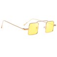 thumbnail image 1 of las mujeres de moda para hombre marco cuadrado de sol lente amarilla Lente amarilla marco ado Sunnimix Gafas de sol de las mujeres de la moda, 1 of 6