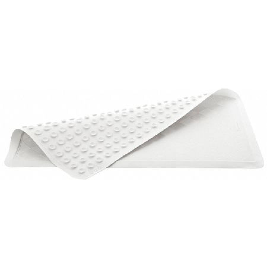 Rubbermaid Saftigrip Latexfree Vinyl Bath Mat, 16 X 28, White
