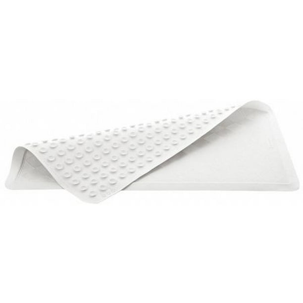 Rubbermaid Saftigrip Latexfree Vinyl Bath Mat, 16 X 28, White