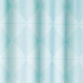 thumbnail image 5 of Polyester Fabric Modern Geometric Diamond Print Shower Curtain with Reinforced Buttonholes for Master and Guest Bathroom - Machine Washable & Water Resistant - 72" x 72" - Blue, 5 of 6