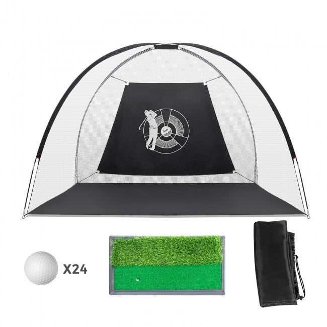 SUGIFT Golf Practice Set 3in1 Portable 10 Feet Golf Practice Set