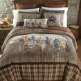 thumbnail image 4 of Donna Sharp Bear Mirage Cotton Rustic Lodge Quilt, 4 of 5