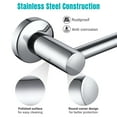 thumbnail image 3 of Aquaterior 23" Towel Bar Rack Holder Wall Mount Stainless Steel Single Bar, 3 of 5