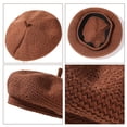 thumbnail image 3 of 2 piezas de boina francesa, vendedor de periódicos a cuadros para mujer, sombreros octogonales vintage, boinas, sombrero de boina de hueso para mujeres, sombreros de artista, gorro clásico, 3 of 6