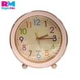 thumbnail image 2 of Reloj Despertador Analógico Diseño Moderno Números Colores rosa, 2 of 6