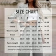 thumbnail image 4 of ZOELNIC Women's 2 Piece Blazer Set Striped Cropped Blazers Jacket High Waist Wide Leg Work Pants Business Suit Outfits, M, 4 of 4