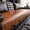 Reddish Brown, variant on Waterproof Faux Leather Sofa Seat Cover, Scratch Resistant Anti Slip Furniture Protector Covers, Stylish Sofa Covers, Cozy Protect Against Fur, Dirt & Everyday Messes,Beige:35.4in * 27.6in