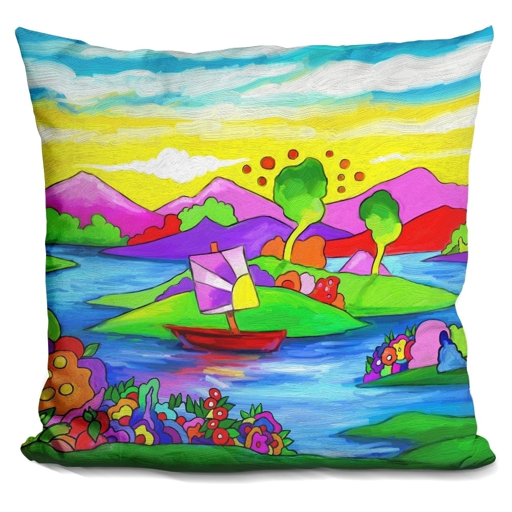 LiLiPi Making Wishes Decorative Accent Throw Pillow