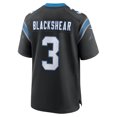 thumbnail image 3 of Men's Nike Raheem Blackshear Black Carolina Panthers Team Game Jersey, 3 of 6
