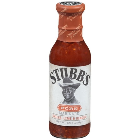 (2 Pack) Stubb's Chili, Lime & Ginger Pork Marinade, 12 (Best Pulled Pork Sauce)