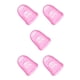 thumbnail image 1 of Seitruly Puntas de los dedos de guitarra de silicona Protectores de dedos antideslizantes resistentes al desgaste púas protectoras multicolores Rosa L 5piezas, 1 of 6