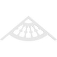 thumbnail image 4 of Ekena Millwork 48"W x 20"H x 1"P (10/12) Pitch Classic Wagon Wheel Architectural Grade PVC Gable Pediment, 4 of 5