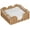 Neutral, variant on Scalloped Edge Napkin Holder for Table Home Rustic Room Decor, Paper Rope Napkin Dispenser for Kitchen Countertop Dining Hotel, Cocktail Napkin Holder for Indoor & Outdoor Party, Black