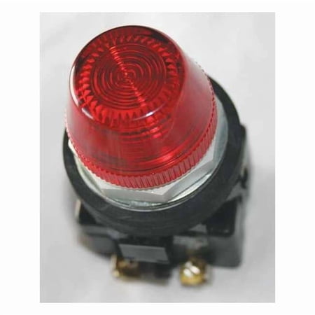Eaton Pilot Light Complete Unit,LED,Red HT8HFRF7