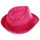 thumbnail image 5 of Light Up LED Fedora Lentejuelas Niños Adultos Etapa Ducha Disfraces Fiesta de baile Sombrero Colcomx Sombrero de jazz, 5 of 8