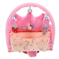 thumbnail image 2 of ASITO de apoyo pare Bebés, Silla para Aprender, un Sentarse En Forma de Con Juguetes de Actividades Babero para Babas, Sofá de Apoyo para Bebés Sofá de Felpa Silla, 2 of 7