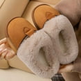 thumbnail image 6 of CHUMUD Womens Fuzzy Slippers- Comfy Warm Winter Slipper with Plush Fleece Lining- Indoor House Slippers Thick Sole, 6 of 9