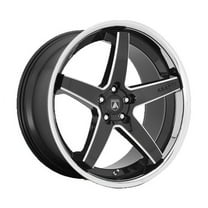 Asanti Black Aluminum Rim ABL31 REGAL 20X9in Gloss Black Milled with Chrome Lip Finish, ABL31-20901235BK