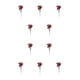 thumbnail image 2 of Cateissary Navidad bayas artificiales pino cono flor rama simulación sala de estar dormitorio boda vacaciones decoración rojo Rojo 10piezas Cateissary  CBP443374, 2 of 4