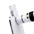 thumbnail image 2 of Injueey Phone Telescopic Camera 8X Outdoor Birdwatching Backpacking Telephoto Smartphone External Travel Lens Long Focal Clip Teléfono y Comunicación blanco, 2 of 6