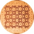 thumbnail image 1 of Ahgly Company Indoor Round Persian Orange Traditional Area Rugs, 3' Round, 1 of 1