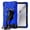 Blue, variant on 3-in-1 Tablet Case for Samsung Tab A9 11 inch(2023), 360° rotating stand, cool anti-slip texture, shock and drop resistant, all-inclusive silicone case