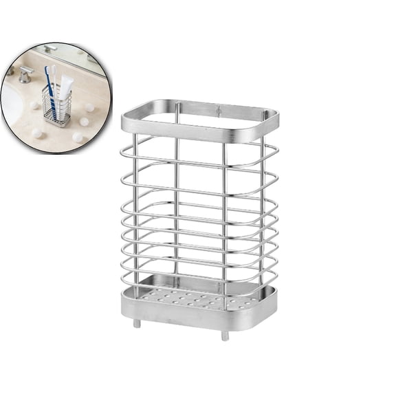 Kitchen Utensil Drying Rack, Stainless Steel Chopsticks Spoon Fork Knife Drainer Basket Flatware Storage Drainer, Dish Drainer for Kitchen Counter
