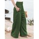 thumbnail image 3 of Pantalones Palazzo de para Mujer Verde XL, 3 of 8