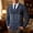 A_ Navy, variant on Mens Plaid V Neck Knit Vest Men Mid Button Down Outer Coat, Two Side Pockets Relaxed Fit for Business Casual Office Outings Wine L
