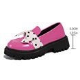 thumbnail image 6 of HEWUQI Women's Polka Dot Bow Loafers Platform Business Casual Dressy slip on Comfortable Breathable Arch Support for Daily Commuting Pink Size 9, 6 of 6
