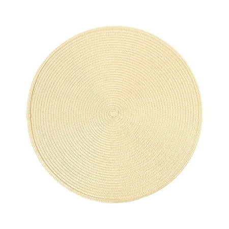 

Kojanyu Table Mats PP Woven Table Mat Household Oil-Proof and Heat Insulation Pad Durable Place Mat for Dining Kitchen and Home Use