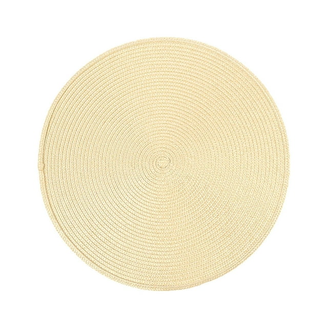 Leodye Napperon Résistant à la Chaleur, Napperon Tissé pour la Maison et Résistant à l'Huile, Napperons Ovales Imperméables pour Intérieur Extérieur