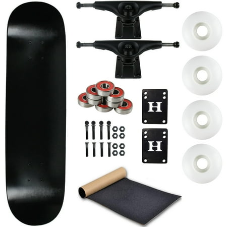 Moose Complete Skateboard Dip Black 7.0  With Black Trucks and White Wheels price history on PriceWatchPro