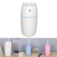 thumbnail image 4 of Humidificador de aire silencioso de 300 ml con luz nocturna y difusor de aroma alimentado por USB para coche. Blanco, 4 of 9