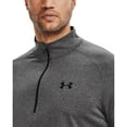thumbnail image 4 of Under Armour Mens Tech 2.0 1/2 Zip-up T-Shirt Carbon Heather 090/Charcoal X-Large Tall, 4 of 8