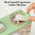 thumbnail image 4 of Wooden Coffee Machine Toy, Simulation Coffee Maker, Kids Kitchen Toy, Role Play Coffee Set, Interactive Pretend Play, Realistic Sound Toy, Family Bonding Toy, Immersive Play Toy, Coffee Maker Toy, 4 of 7