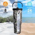 thumbnail image 4 of Panda Gifts 30 Oz Tumbler with Top Handle and Flip Straw, Cute Panda Bear Stainless Steel Insulated Water Bottle Cup, Animal Lover Birthday Gifts for Women Men, 4 of 6