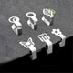 thumbnail image 5 of 6 Pieces Stainless Steel Tablecloth Clip Graphic Tablecloth Clip High Elasticity Mobile Fixed Clip (butterfly), 5 of 5