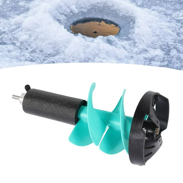 Auger Drill Bit, Robust 8in Diameter Ice Fishing Auger with Positioner for Winter Activities