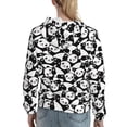 thumbnail image 7 of Daiia Seamless Pattern Cute Panda Pattern Women's Fashion Hoodies & Sweatshirts with Kangaroo Pocket Hooded Sweatshirt with Eye-catching Drawstrings-XX-Large, 7 of 7