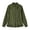 Army Green, variant on Cmtiyu Fashion Jackets for Women Long Sleeve Round Neck Button Down Green Corduroy Jacket with Ruffled Hem Casual Fall Outerwear Jacket S-3XL
