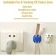 thumbnail image 4 of 6pcs Earphone Cable Clip Organizer Suitable For Small Cables Or Wires, 4 of 4