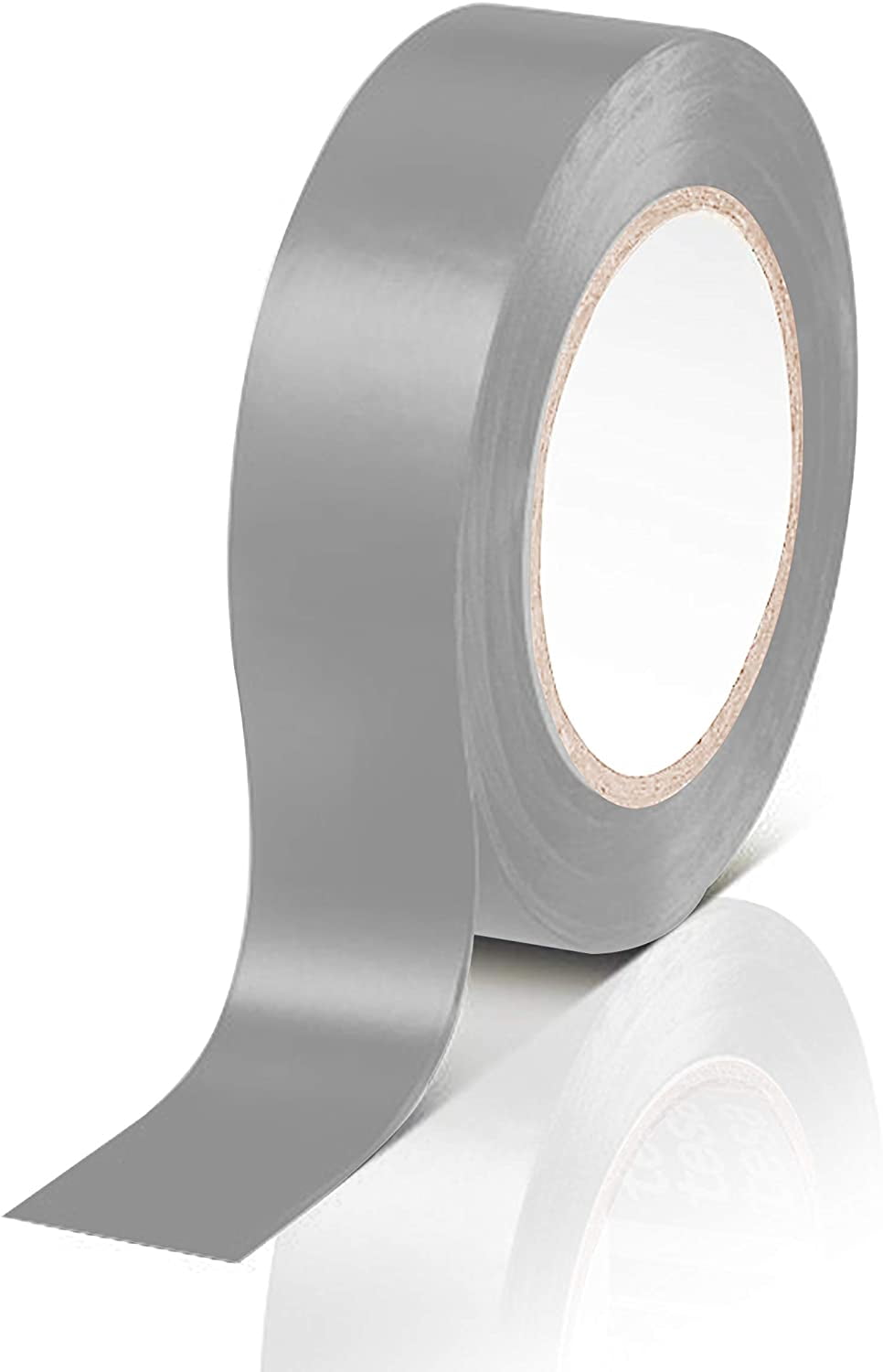 OhLectric Heavy Duty Flame Retardant Heat Resistant Vinyl Electrical Tape, Pack of 10, Gray