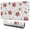 Pioneer Flower Floral-3, variant on Long Mouse Pads for Desk,Pioneer Flower Floral Print Pattern Desk Mats on Top Of Desks, Desk Mouse Pad Extra Large with 3mm Non-Slip Base and Stitched Edge for Gaming,Office,Work,Home 31.5"x11.8"